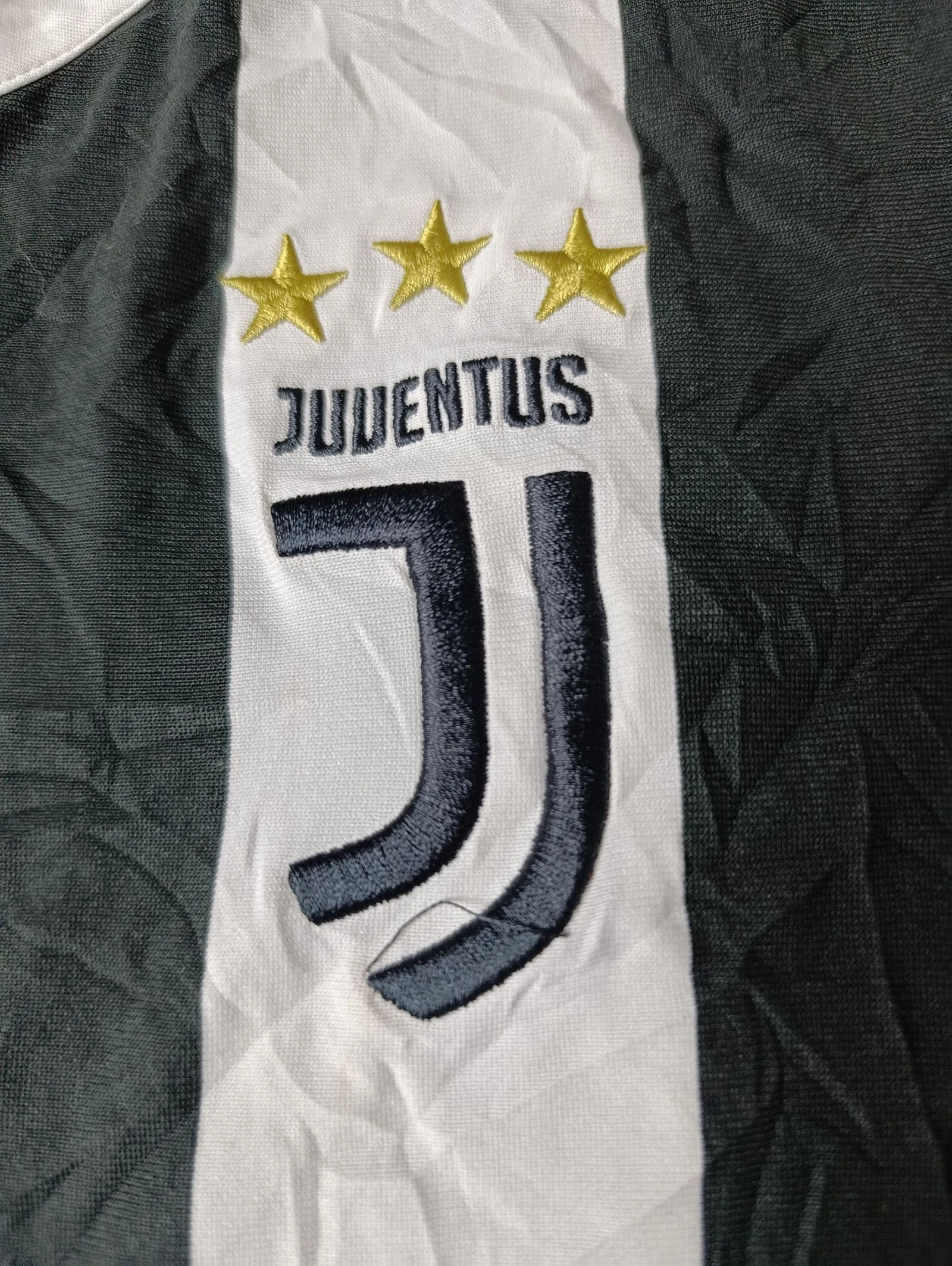 Juventus FC Adidas Camiseta Local 2017/18 Negro Blanco Talla S – photo 3